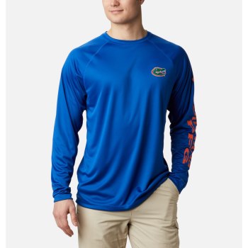 Columbia Sweater Heren, Collegiate PFG Terminal Tackle Long Sleeve - Florida Oranje, 64QDWXCST